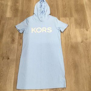 NWOT - 100% Cotton Michael Kors Hooded Tee-Shirt Dress